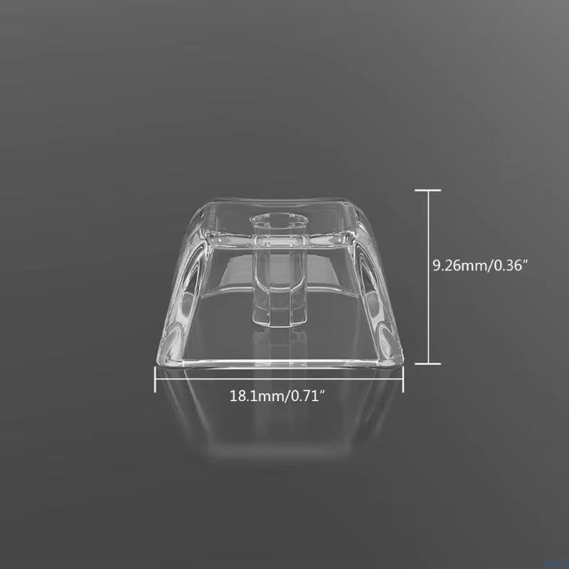 Single 1u Clear Keycaps