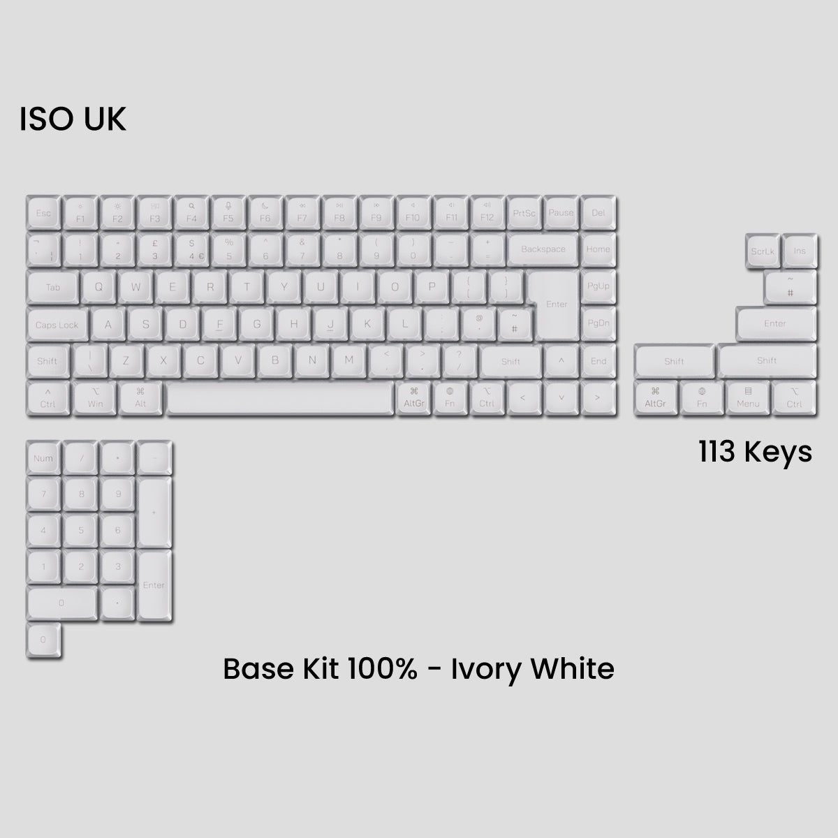 Awekeys Low Profile Metal Keycaps - Pre - Order - Mechboards