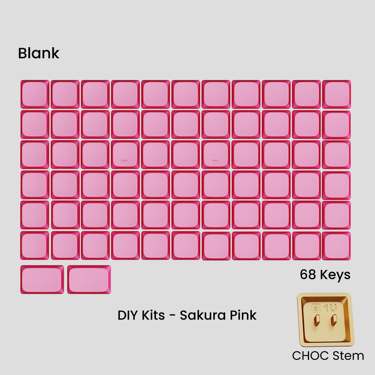 Awekeys Low Profile Metal Keycaps - Pre - Order - Mechboards
