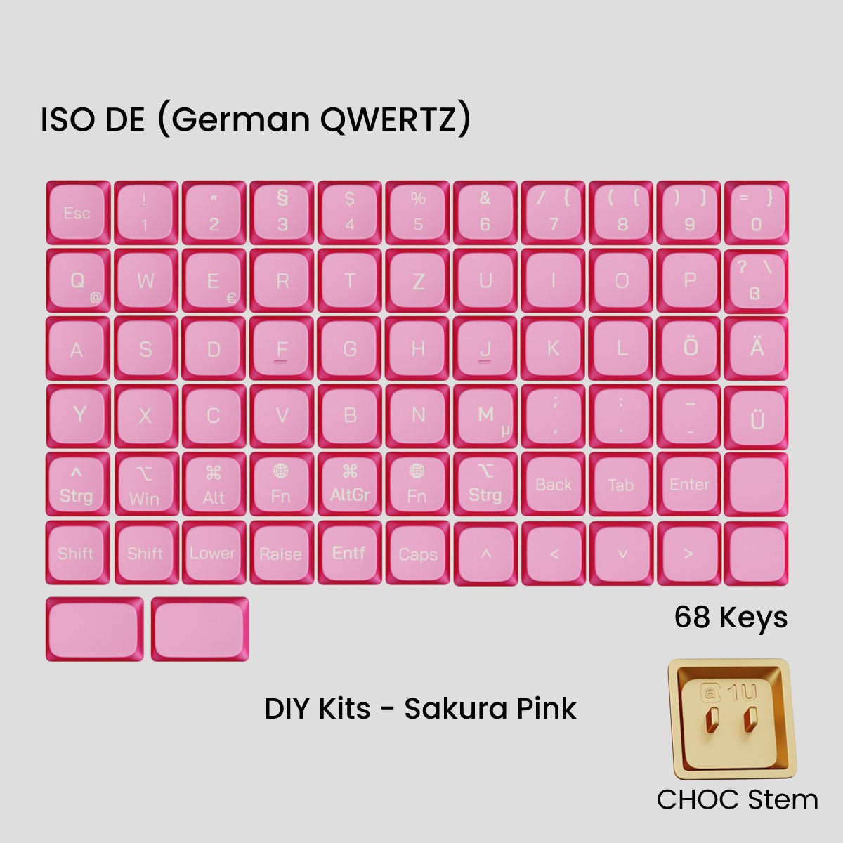 Awekeys Low Profile Metal Keycaps - Pre - Order - Mechboards