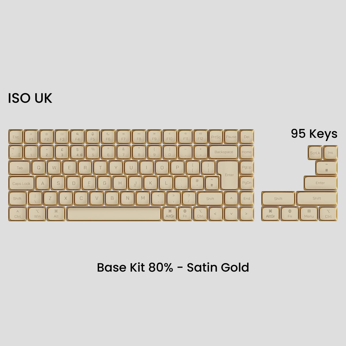 Awekeys Low Profile Metal Keycaps - Pre - Order - Mechboards