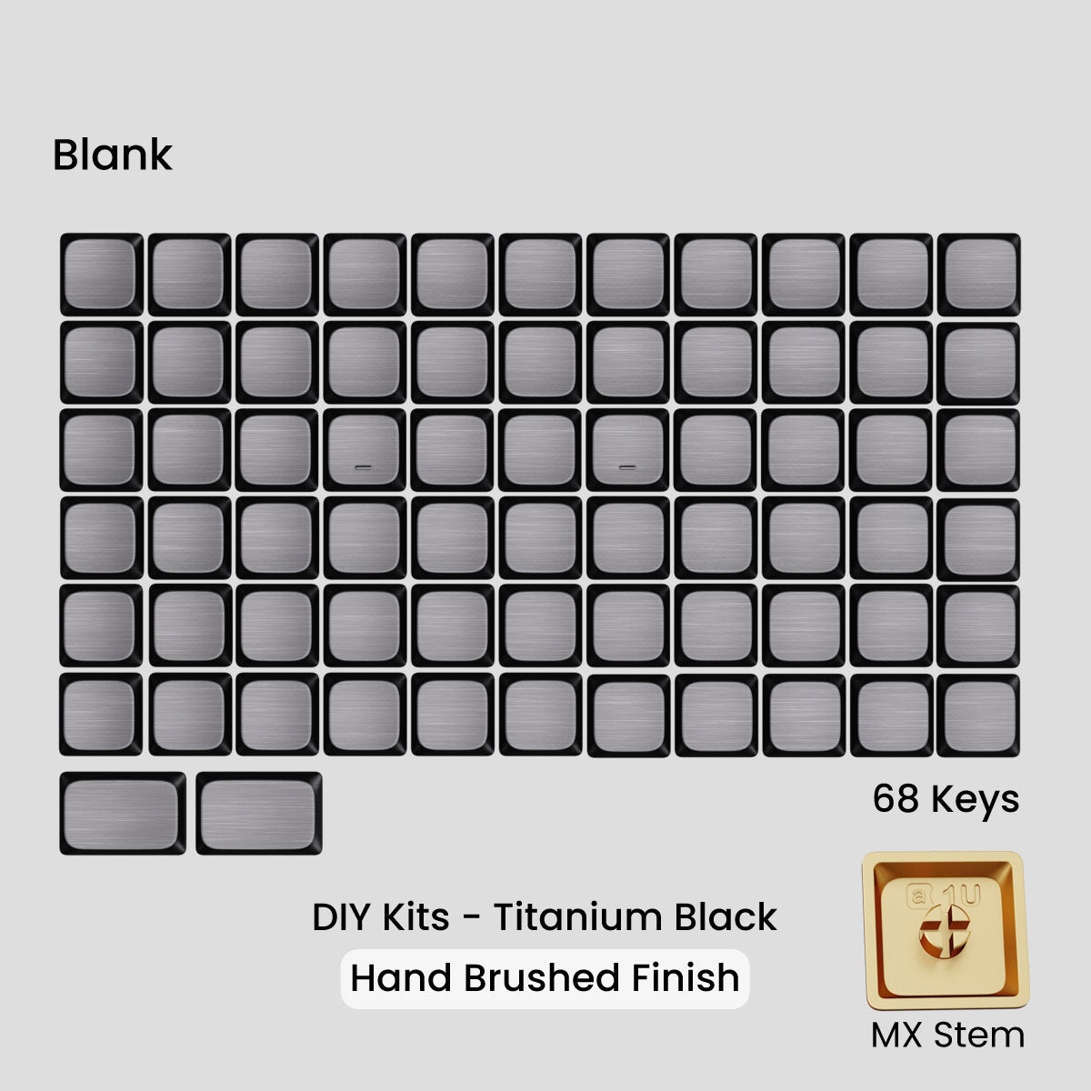 Awekeys Low Profile Metal Keycaps - Pre - Order - Mechboards