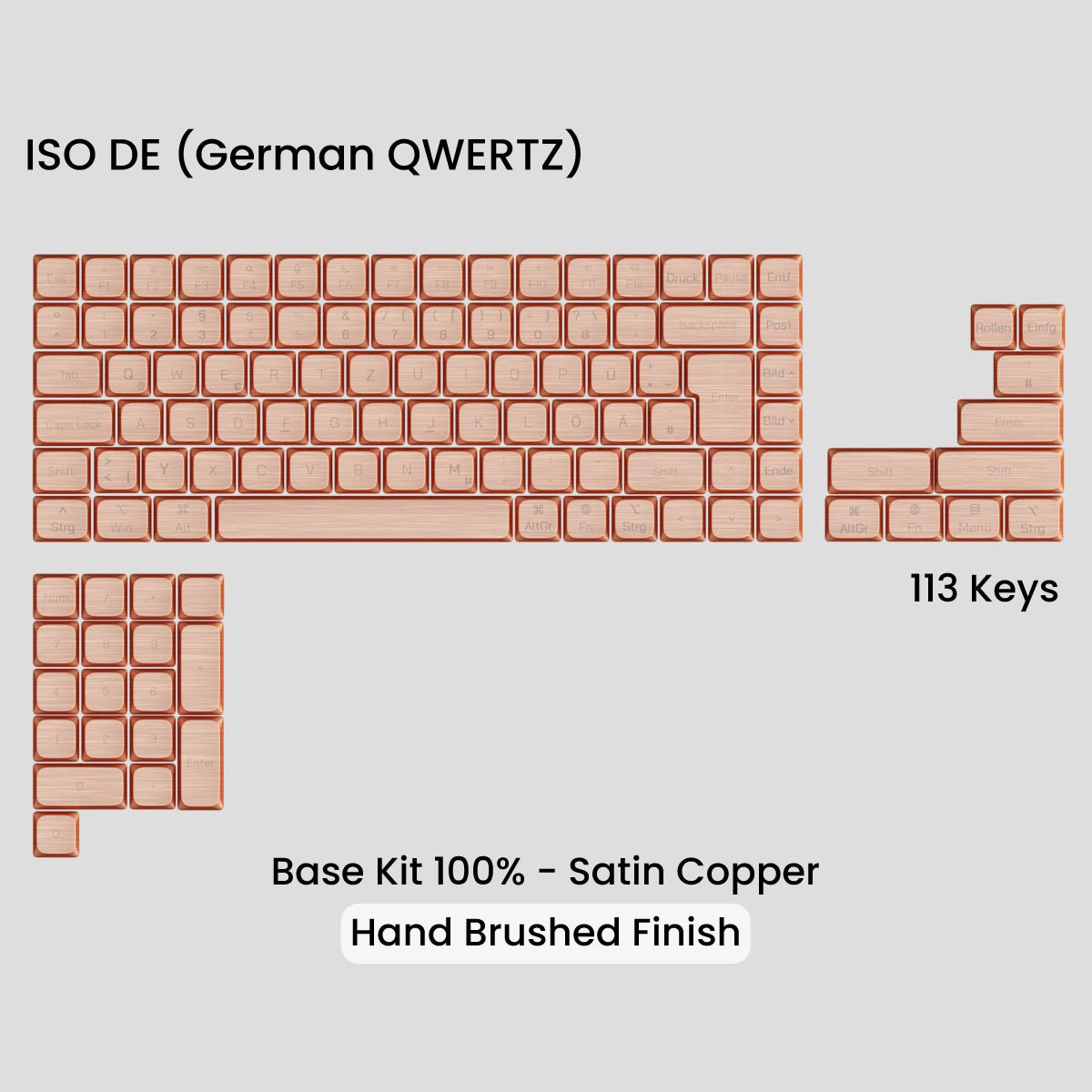 Awekeys Low Profile Metal Keycaps - Pre - Order - Mechboards