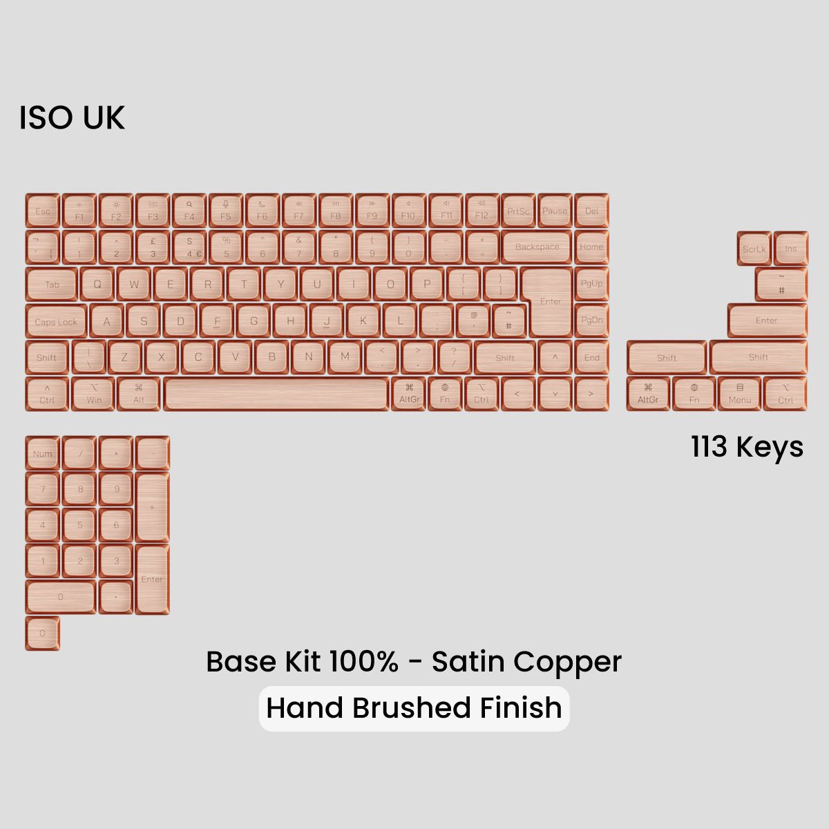 Awekeys Low Profile Metal Keycaps - Pre - Order - Mechboards