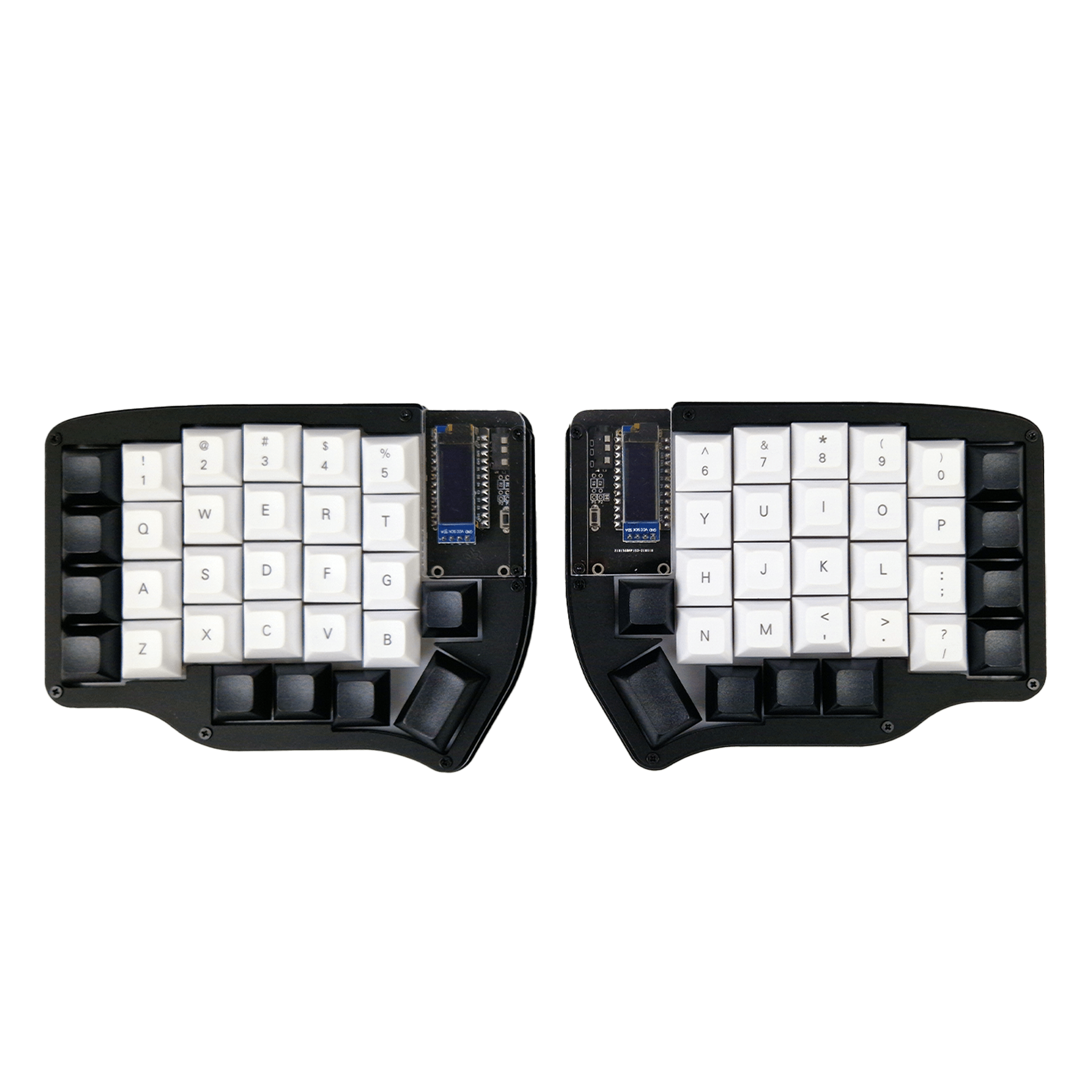 Lily58 Acrylic Wave Case - Mechboards
