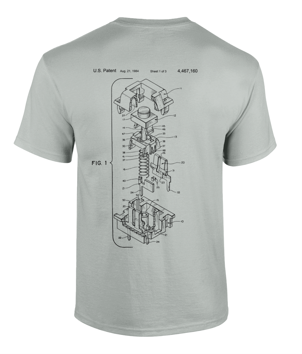 MBUK MX Patent T-Shirt - Mechboards