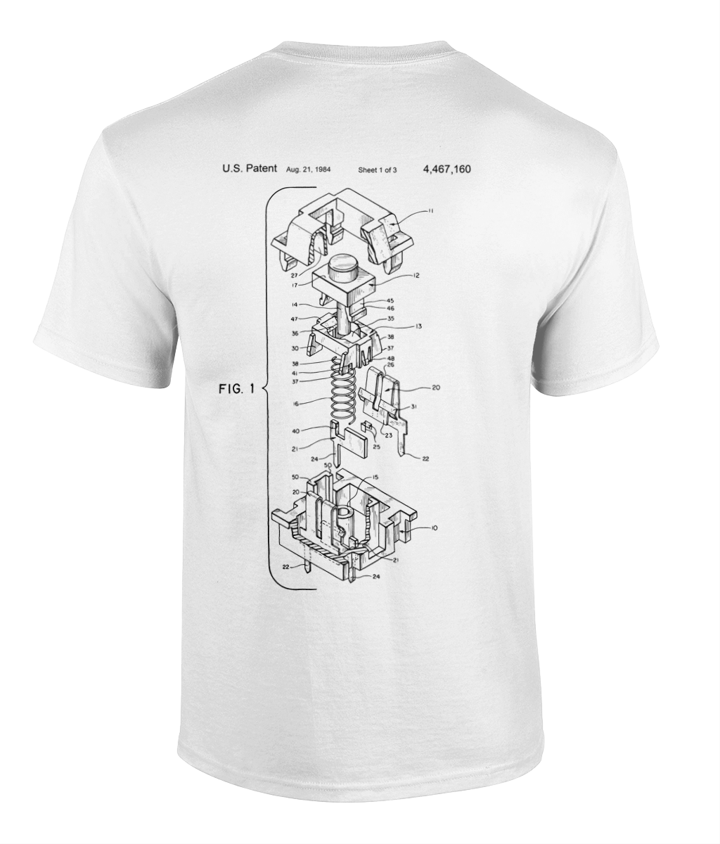 MBUK MX Patent T-Shirt - Mechboards