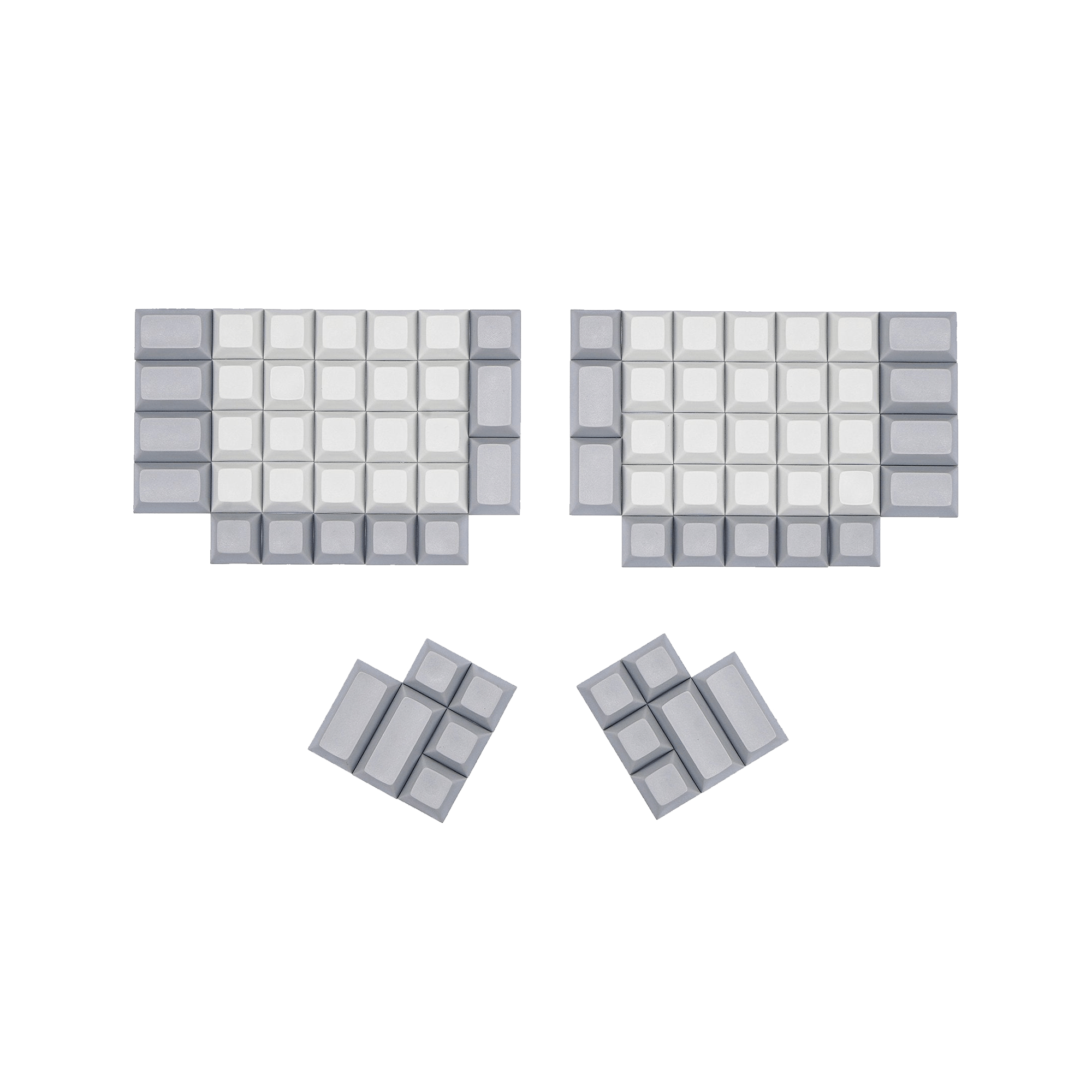 Split Keyboard DSA Blank Keycaps - Mechboards