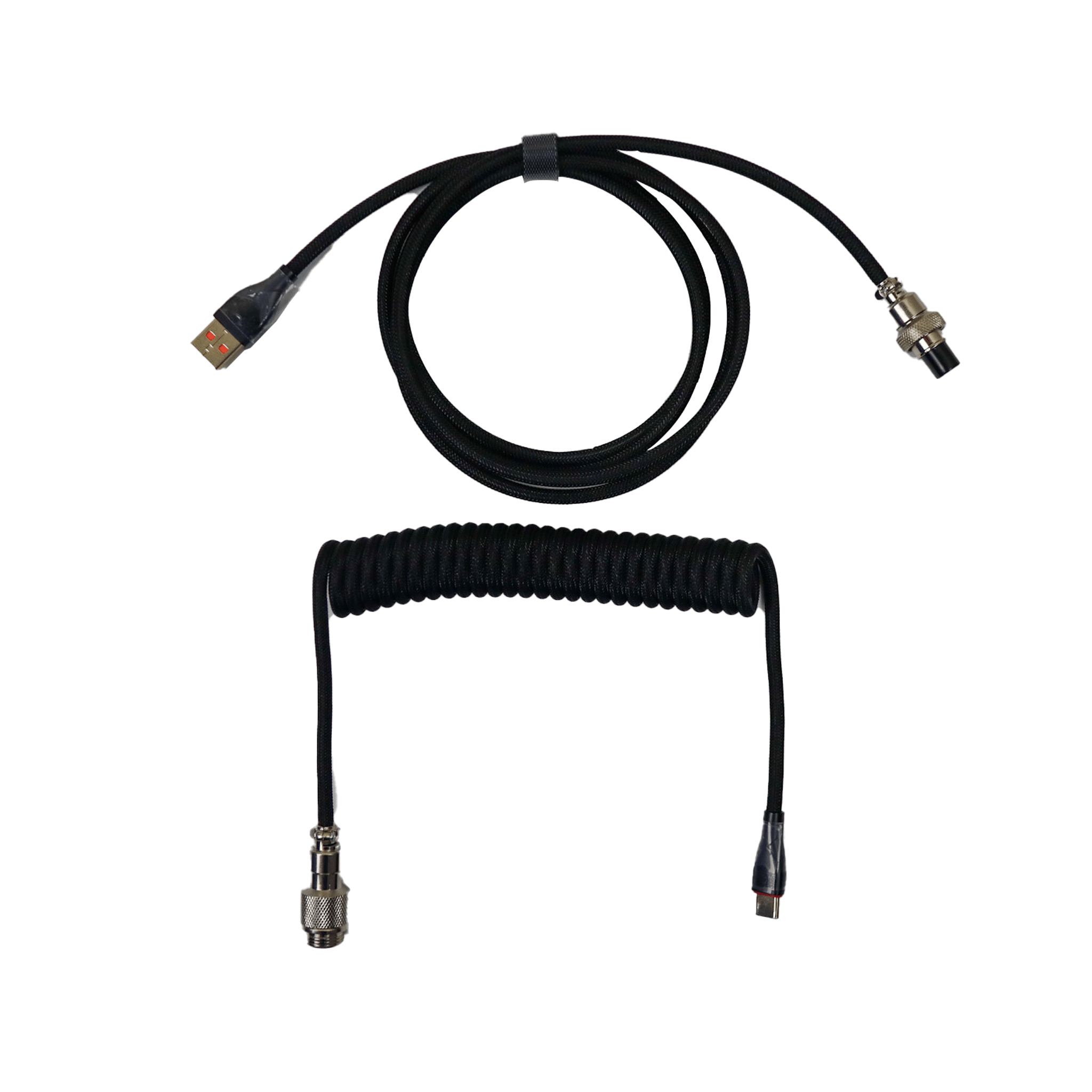 Coiled USB-C Cable - Mechboards