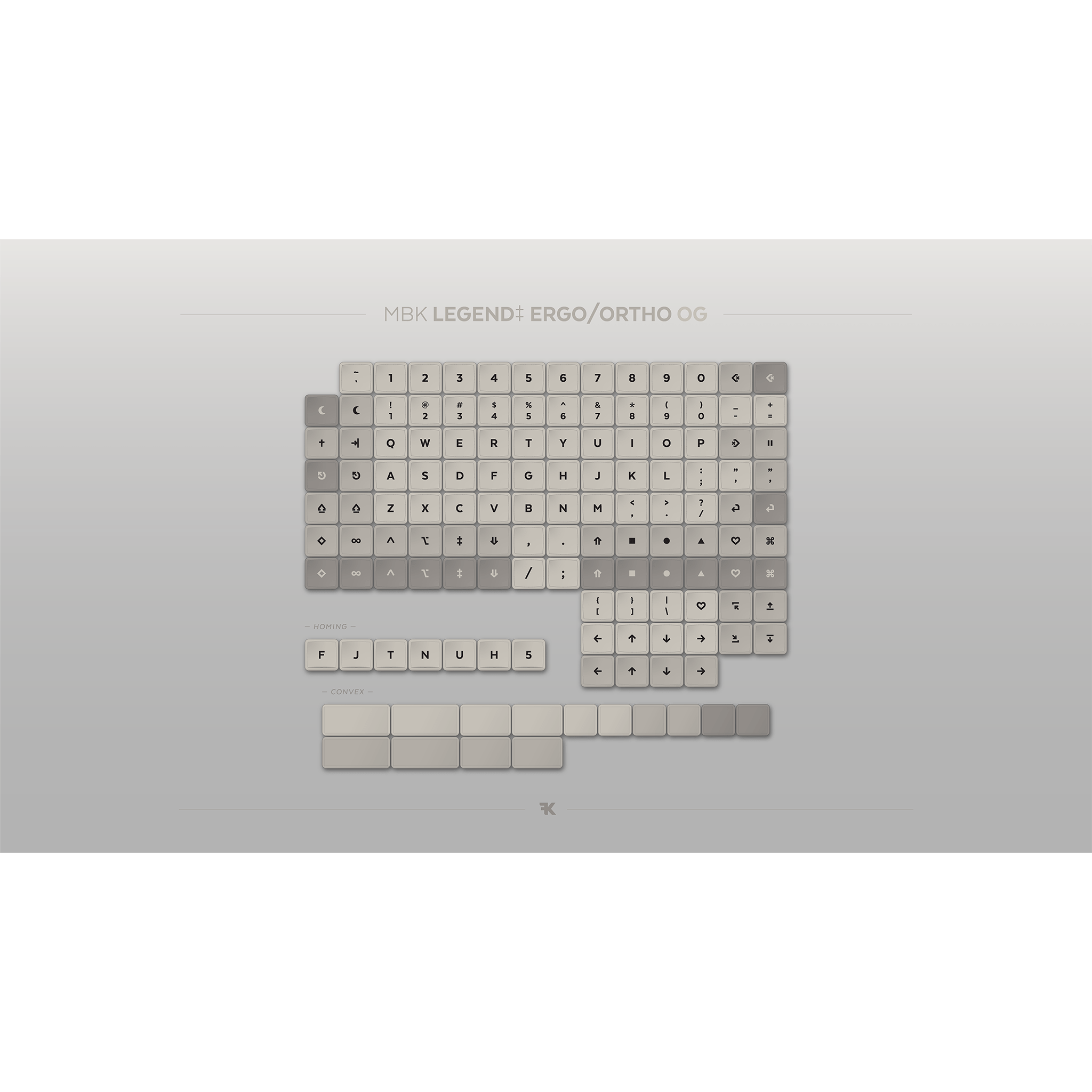 MBK Legend Keycaps - Mechboards