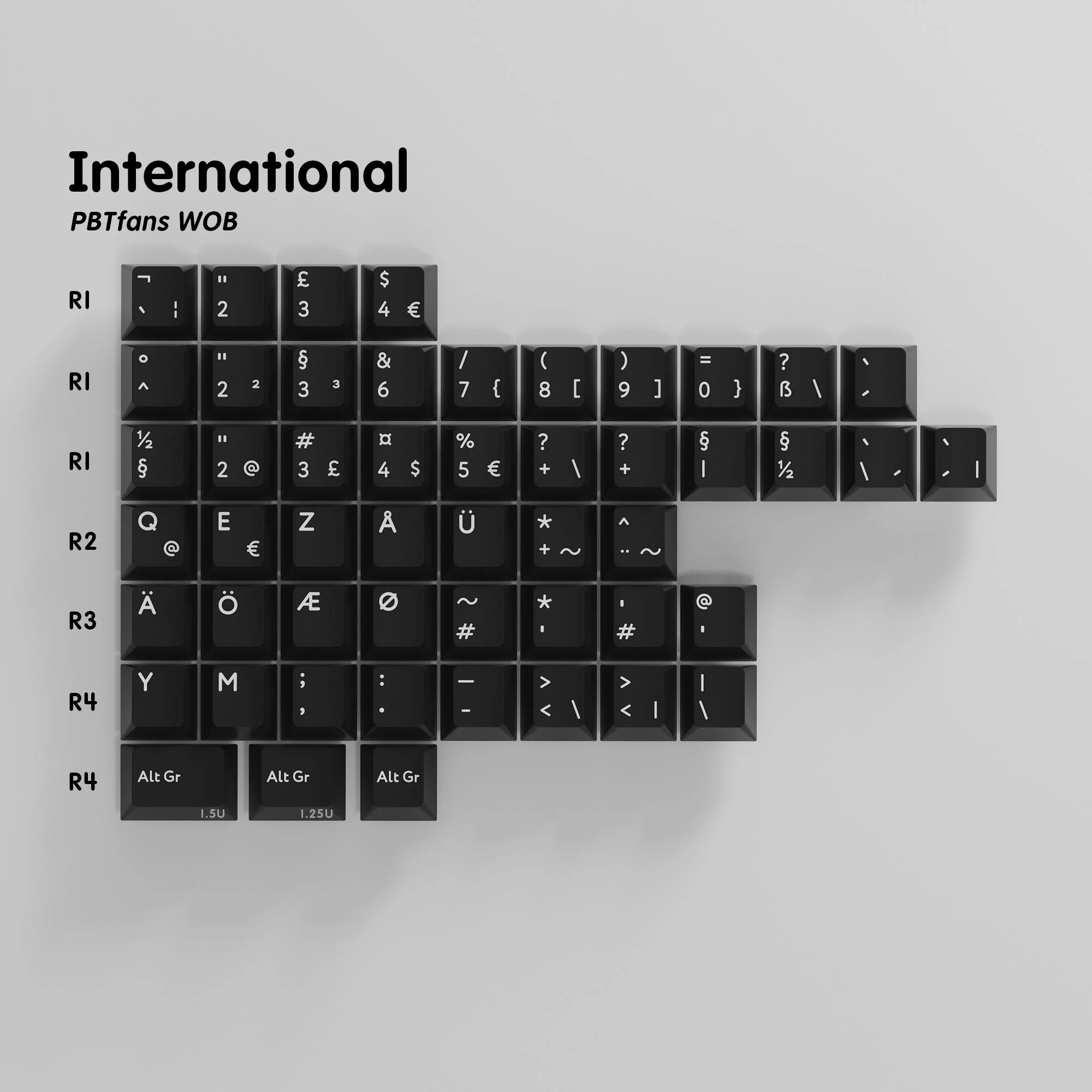 PBTFans WoB Keycaps - Mechboards