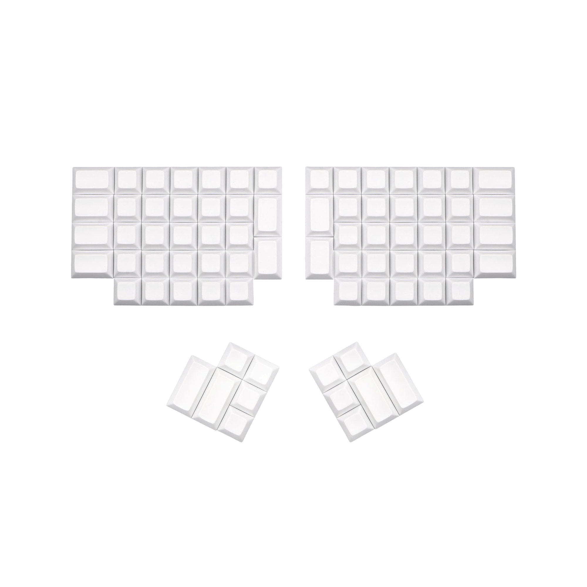 Split Keyboard DSA Blank Keycaps - Mechboards