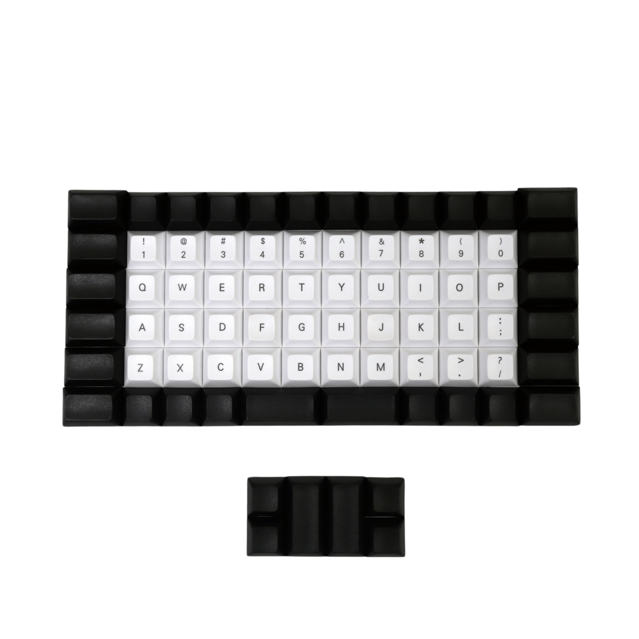 Split Keyboard DSA Printed Keycaps - Mechboards