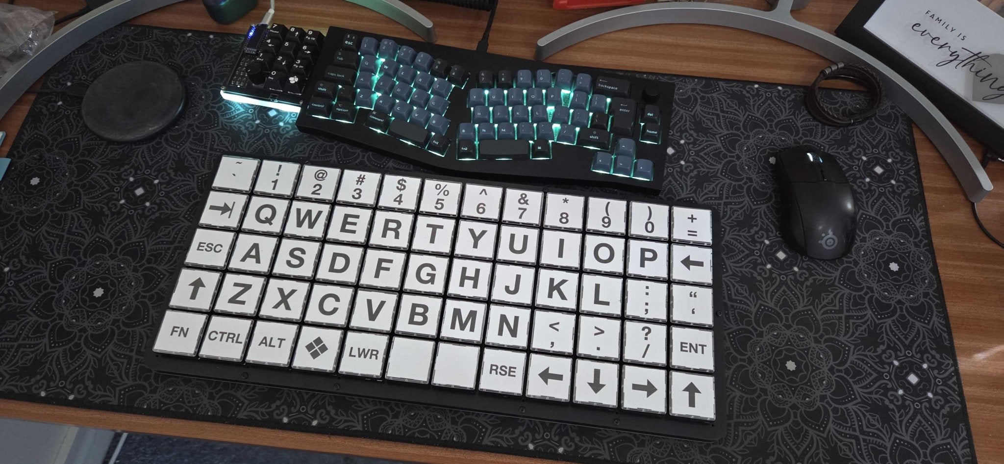 Custom Keyboard - Partially Blind Keyboard - Mechboards