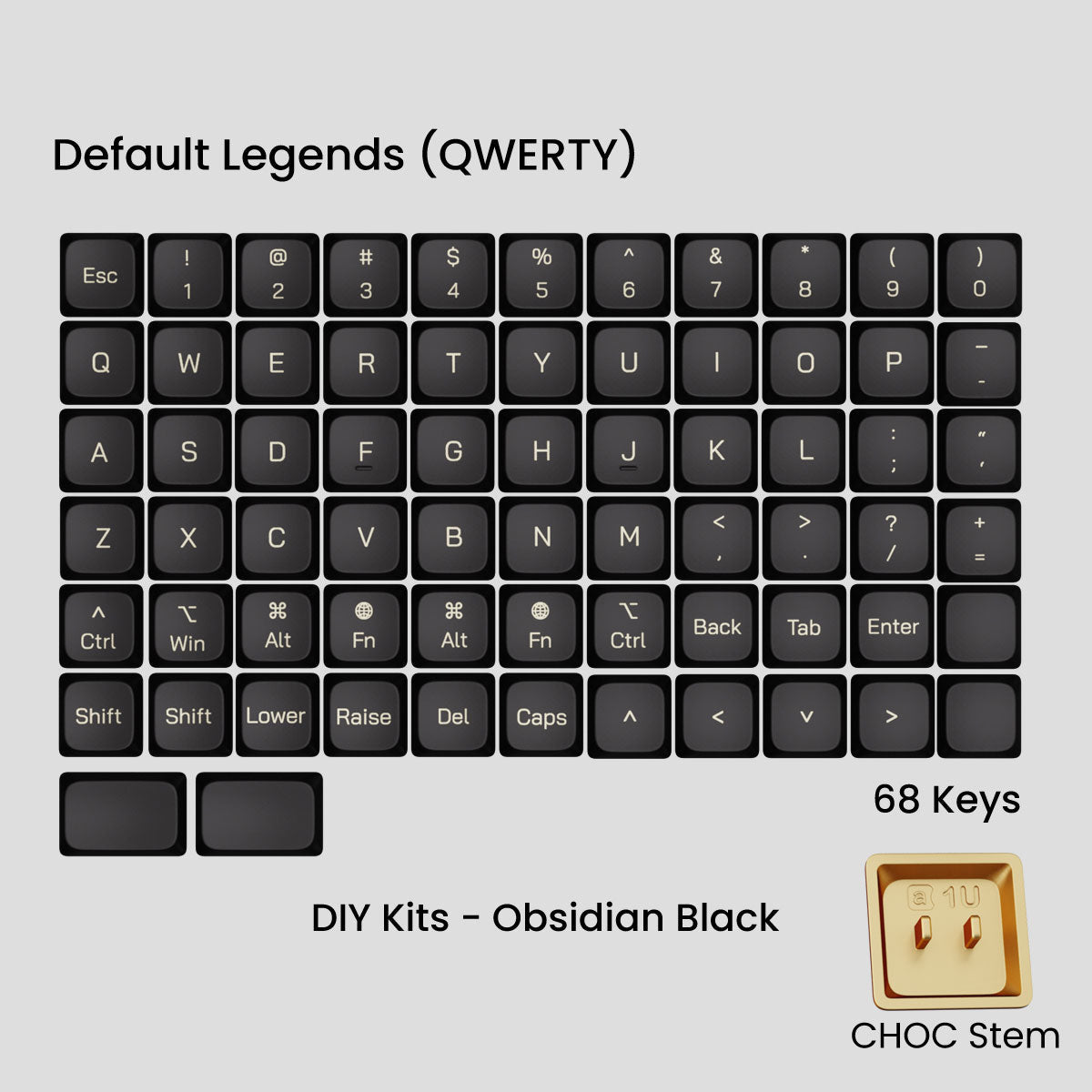 Awekeys Low Profile Metal Keycaps - Pre - Order - Mechboards