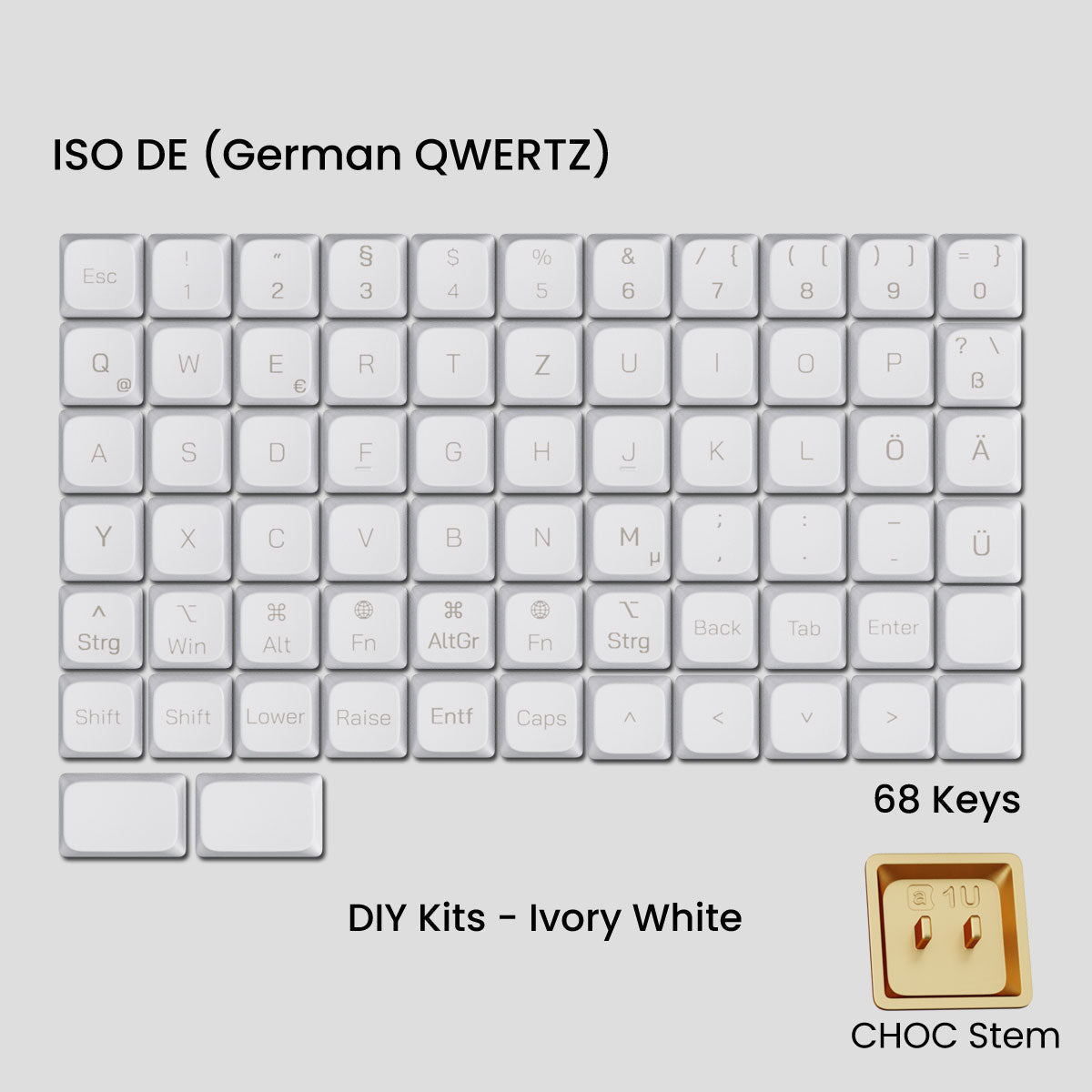 Awekeys Low Profile Metal Keycaps - Pre - Order - Mechboards