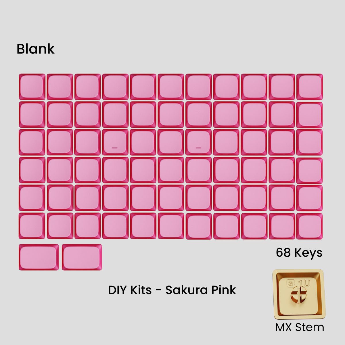 Awekeys Low Profile Metal Keycaps - Pre - Order - Mechboards