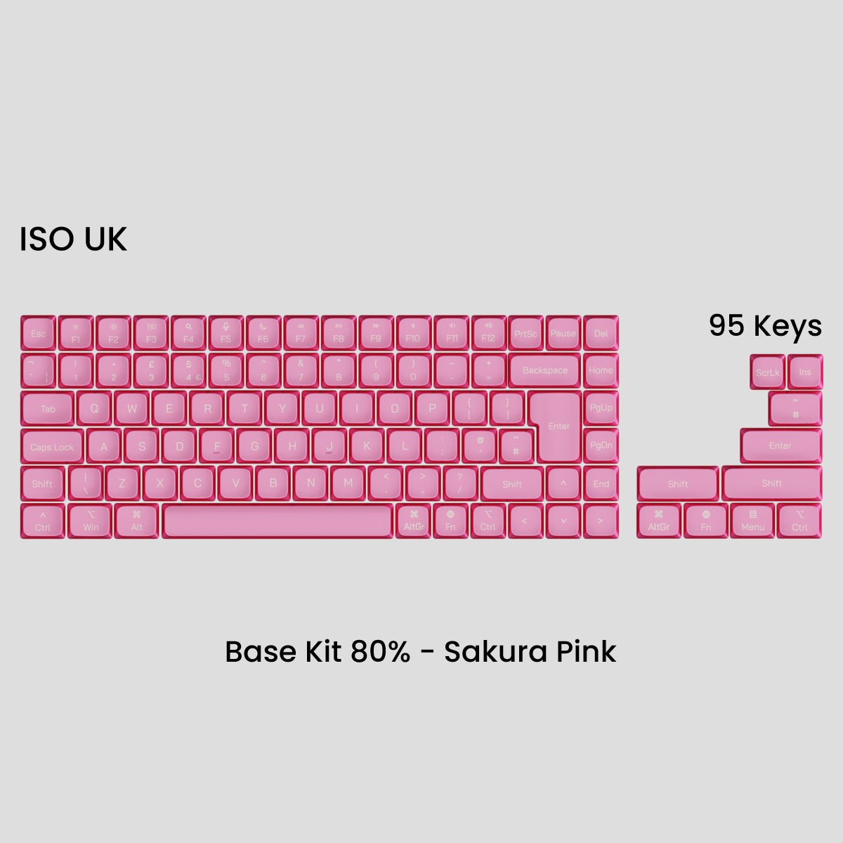 Awekeys Low Profile Metal Keycaps - Pre - Order - Mechboards