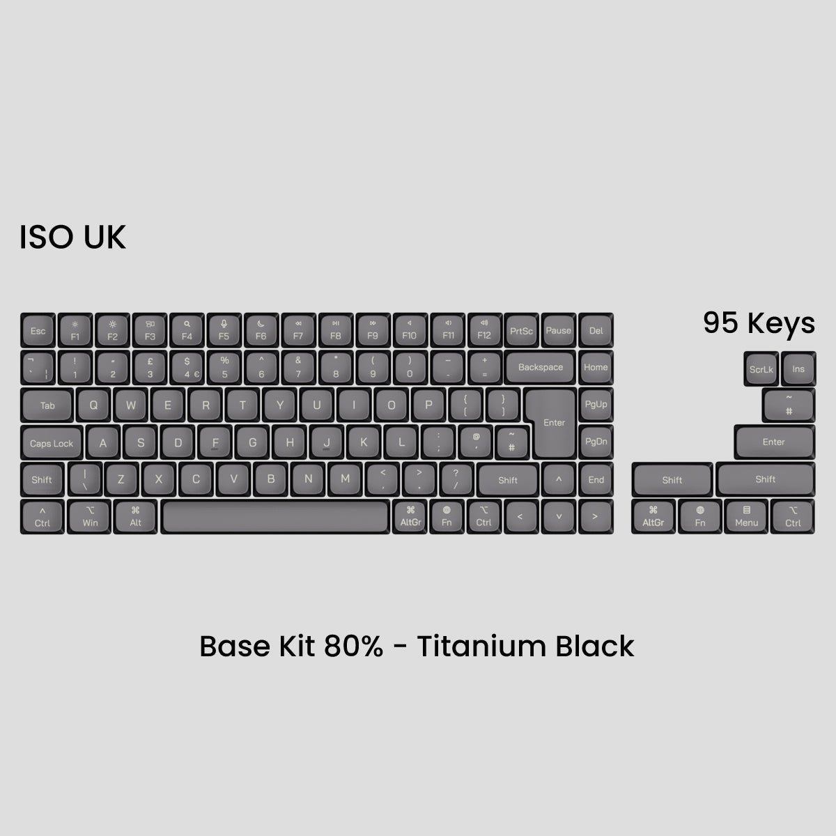 Awekeys Low Profile Metal Keycaps - Pre - Order - Mechboards