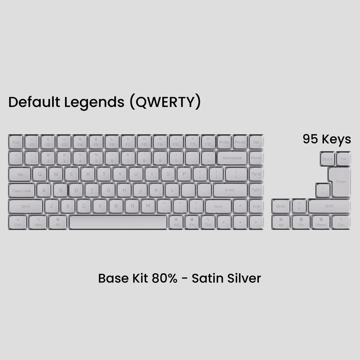 Awekeys Low Profile Metal Keycaps - Pre - Order - Mechboards
