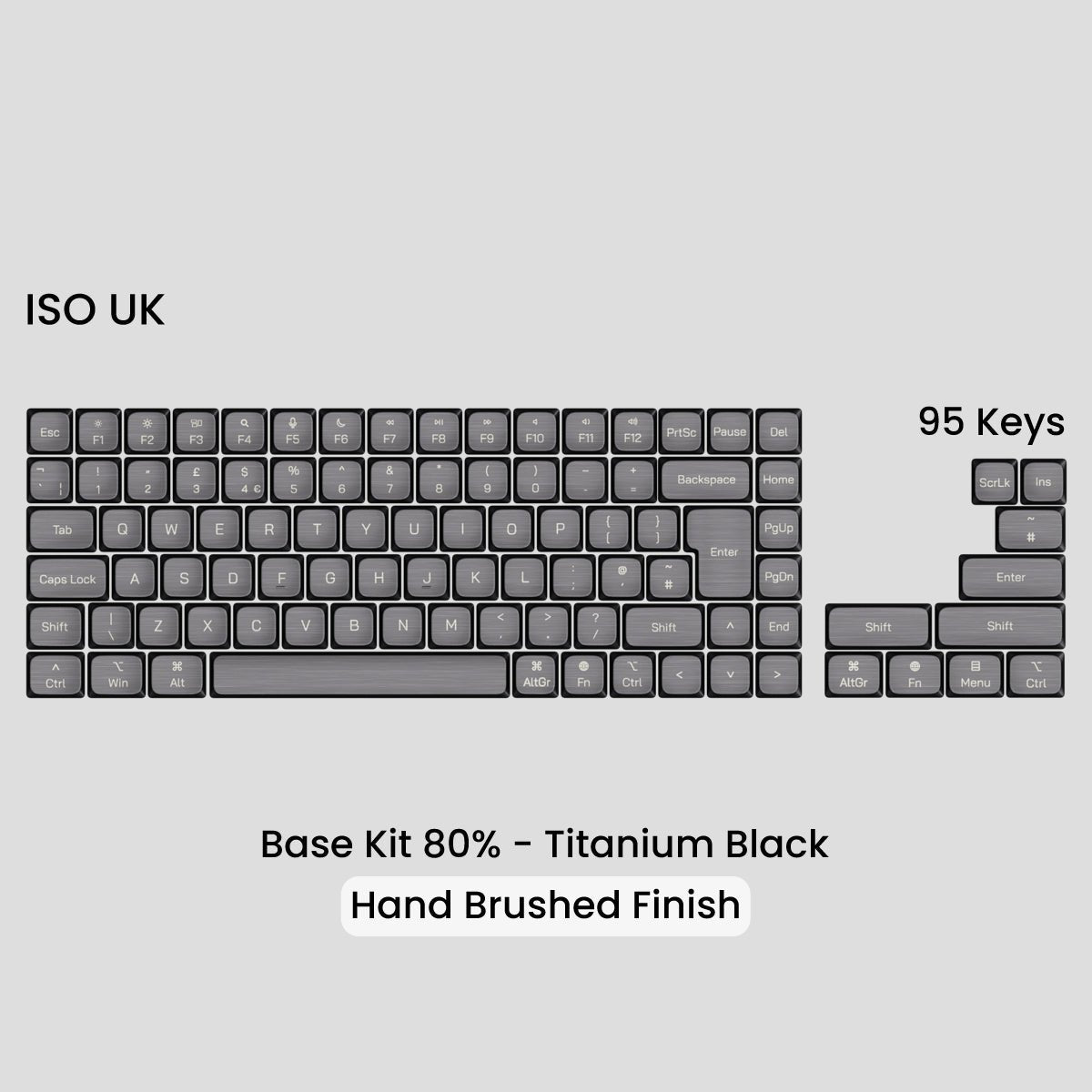 Awekeys Low Profile Metal Keycaps - Pre - Order - Mechboards