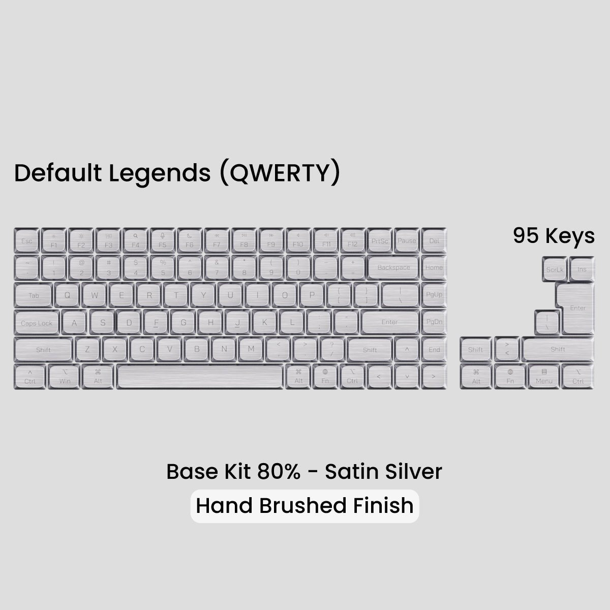 Awekeys Low Profile Metal Keycaps - Pre - Order - Mechboards