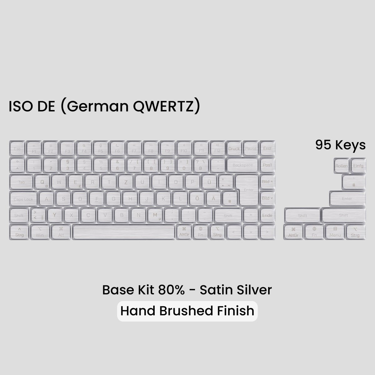 Awekeys Low Profile Metal Keycaps - Pre - Order - Mechboards