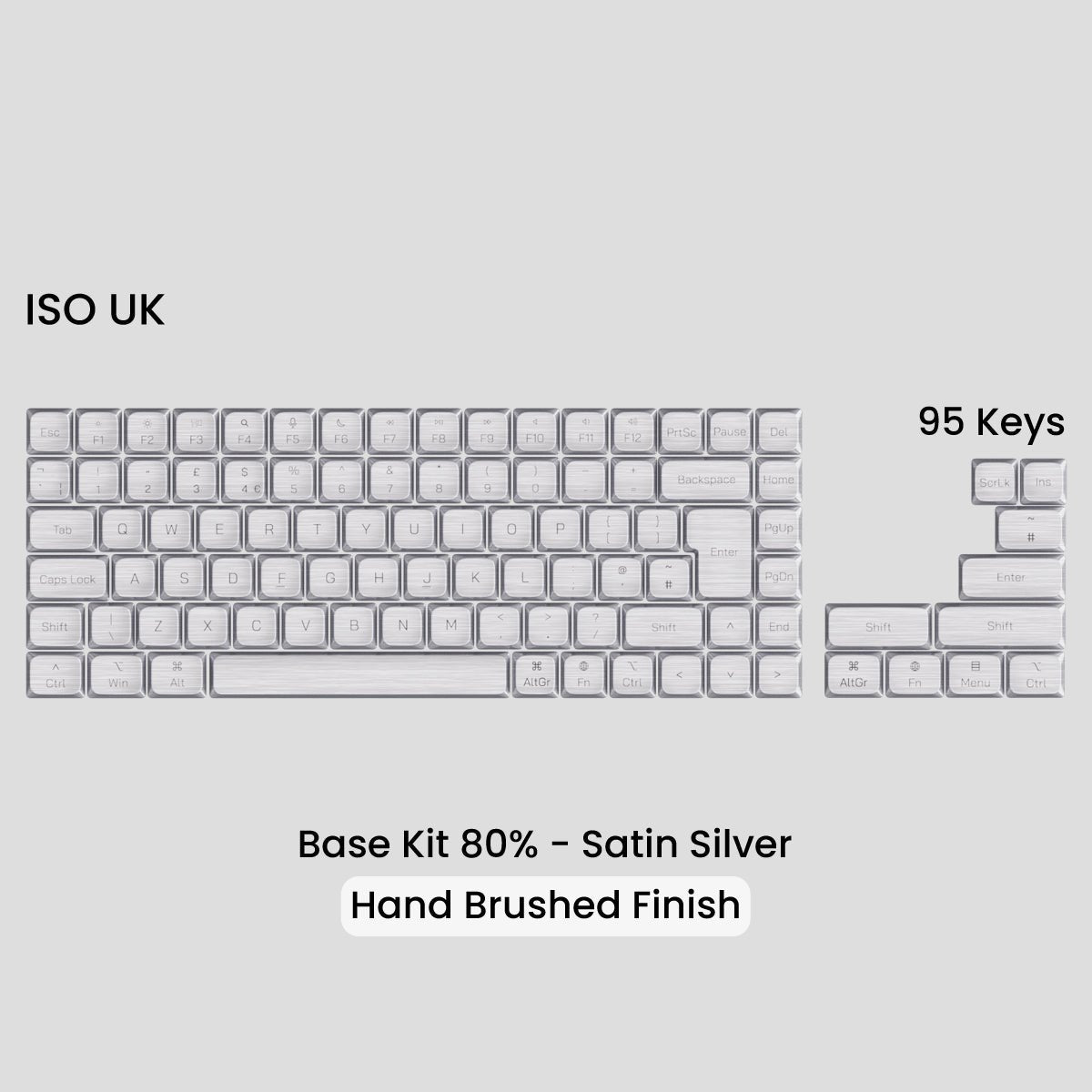 Awekeys Low Profile Metal Keycaps - Pre - Order - Mechboards