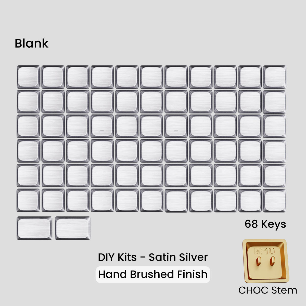 Awekeys Low Profile Metal Keycaps - Pre - Order - Mechboards