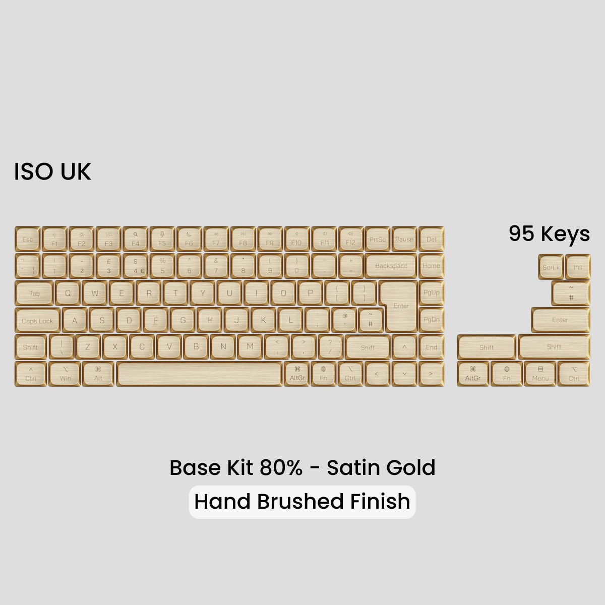 Awekeys Low Profile Metal Keycaps - Pre - Order - Mechboards