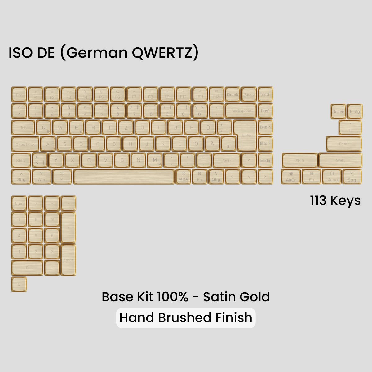 Awekeys Low Profile Metal Keycaps - Pre - Order - Mechboards