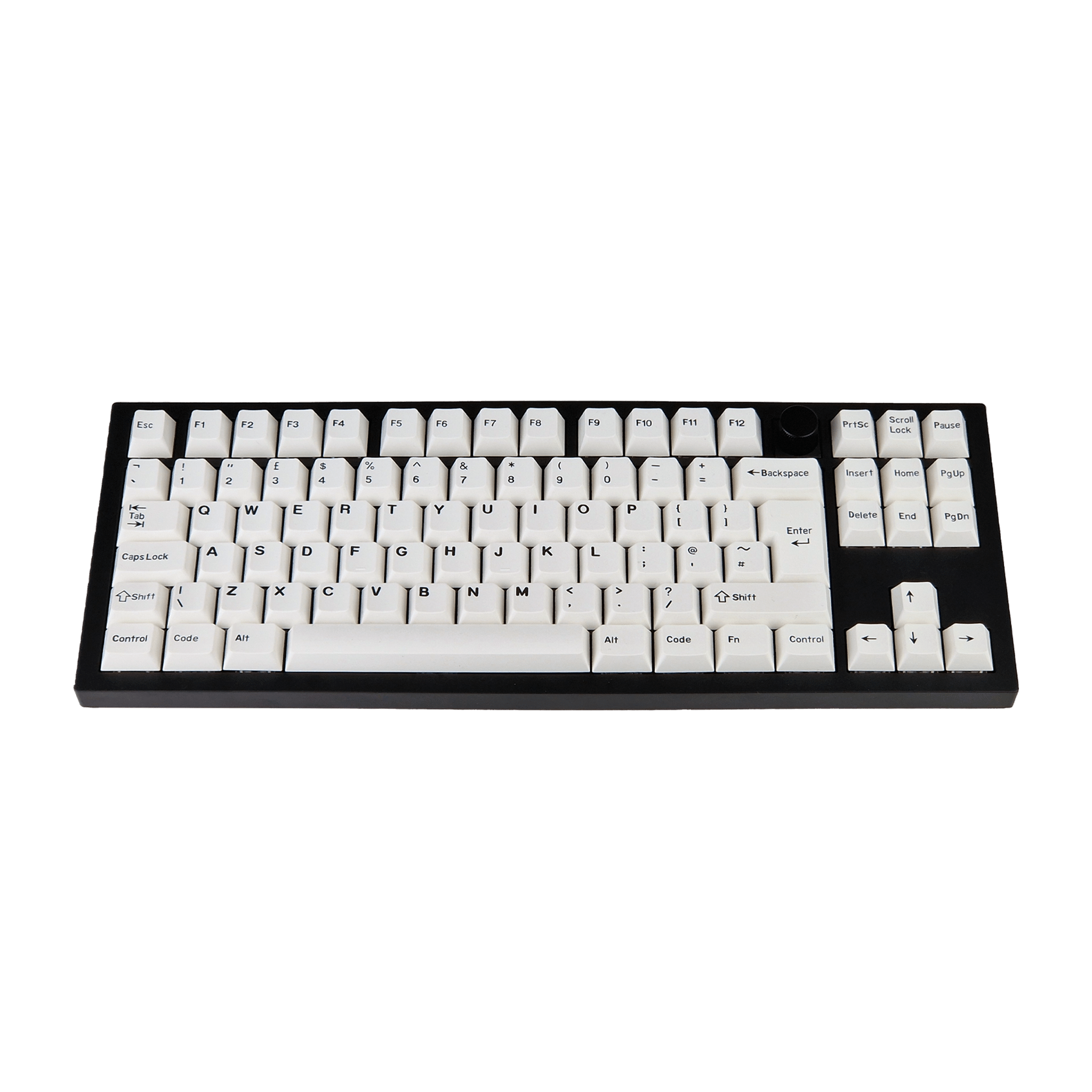 Black on White Cherry Profile 176 Keycap Set (Copy) - Mechboards