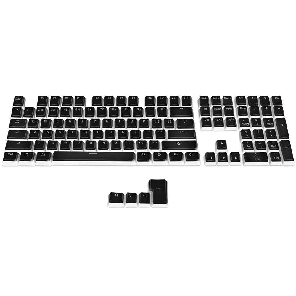 129 Piece Pudding Keycaps (ANSI/ISO) Mechboards