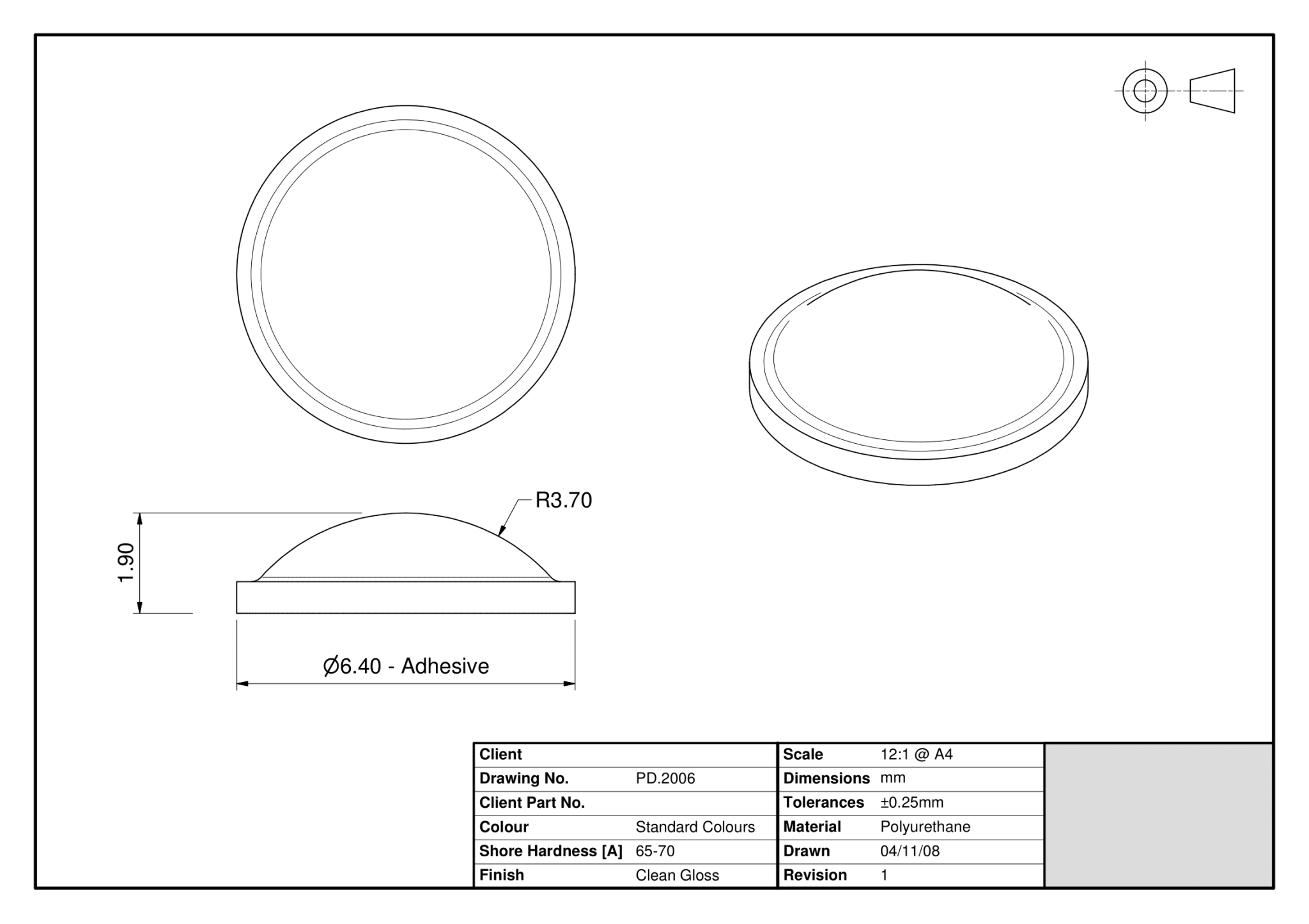 Self-adhesive rubber feet - Mechboards