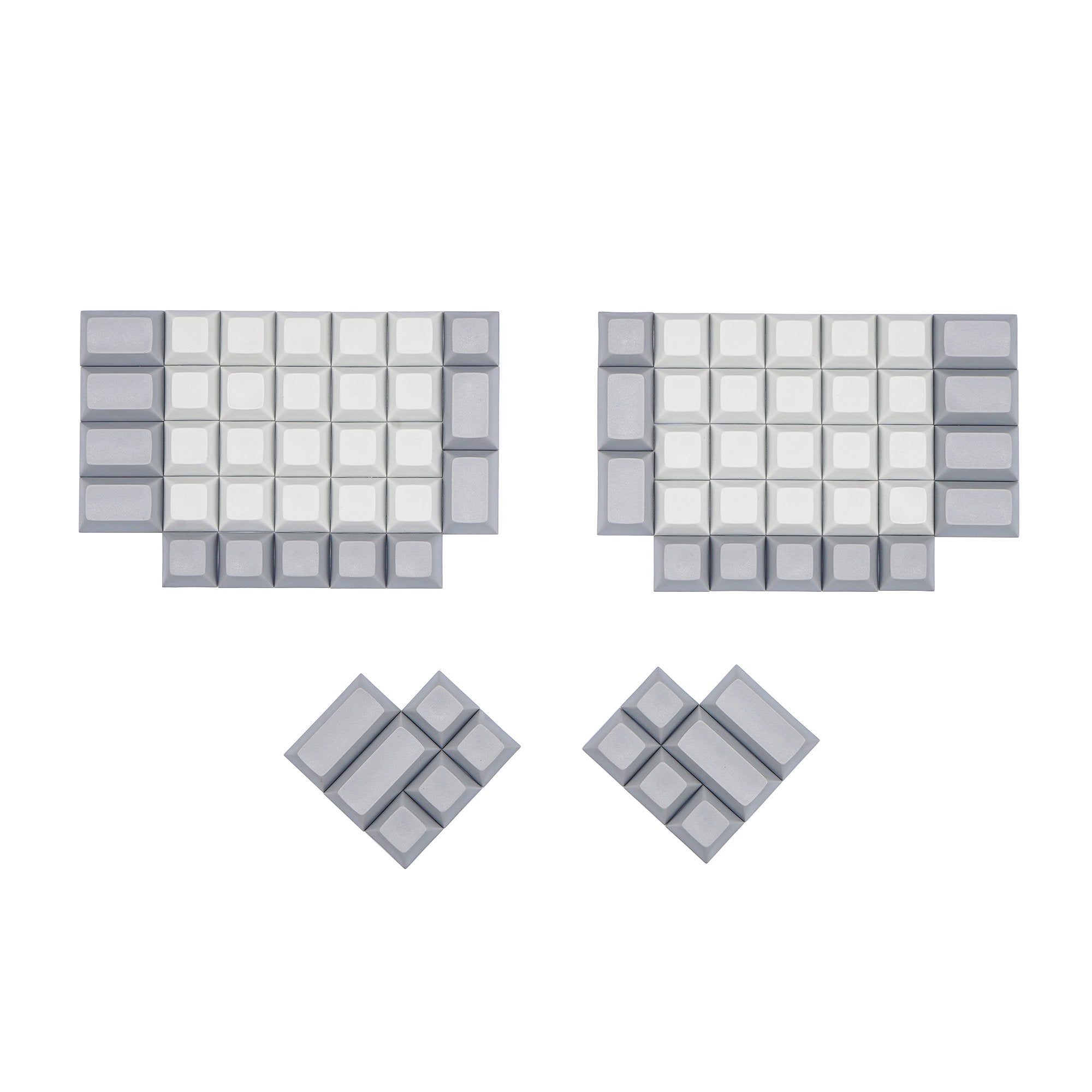 Split Keyboard DSA Blank Keycaps - Mechboards